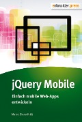 Cover-Bild zum Titel 'jQuery Mobile' von 'Marco Dierenfeldt'