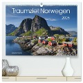 Traumziel Norwegen 2025 (hochwertiger Premium Wandkalender 2025 DIN A2 quer), Kunstdruck in Hochglanz - Rainer Mirau