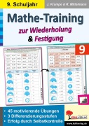 Cover-Bild zum Titel 'Mathe-Training zur Wiederholung und Festigung / Klasse 9' von 'Jörg Krampe, Rolf Mittelmann'