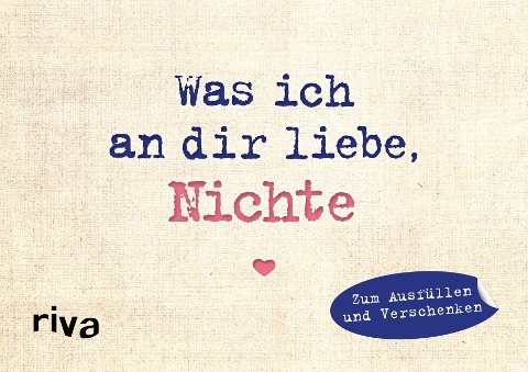 Was ich an dir liebe, Nichte - Miniversion - Alexandra Reinwarth