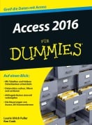 Cover-Bild zum Titel 'Access 2016 für Dummies' von 'Laurie Fuller, Ken Cook'
