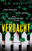 Cover-Bild zum Titel 'Verdacht - Drei Frauen. Zwei Opfer. Ein mörderischer Plan.' von 'S. M. Govett'