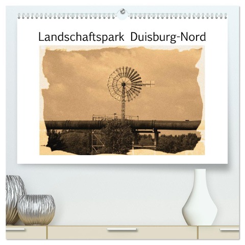 Landschaftspark Duisburg-Nord (hochwertiger Premium Wandkalender 2024 DIN A2 quer), Kunstdruck in Hochglanz - VB-Bildermacher VB-Bildermacher