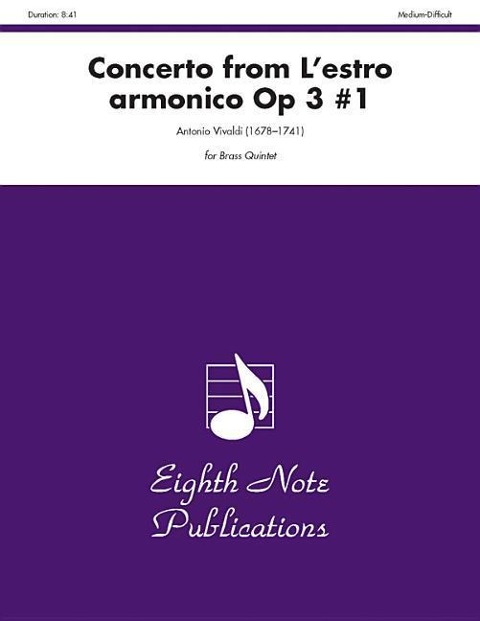 Concerto (from l'Estro Armonico, Op 3 #1) - Antonio Vivaldi