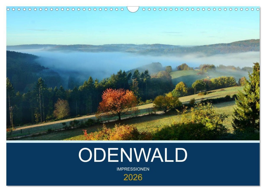 Odenwald - Impressionen (Wandkalender 2026 DIN A3 quer), CALVENDO Monatskalender - Thomas Bartruff