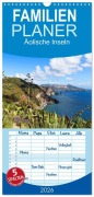 Cover-Bild zum Titel 'Familienplaner 2026 - Äolische Inseln mit 5 Spalten (Wandkalender, 21 x 45 cm) CALVENDO' von 'JoBe Foto-Team'