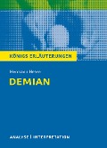 Cover-Bild zum Titel 'Demian von Hermann Hesse' von 'Hermann Hesse'