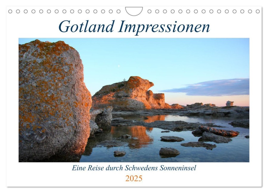 Gotland Impressionen (Wandkalender 2025 DIN A4 quer), CALVENDO Monatskalender - Anja Thomßen