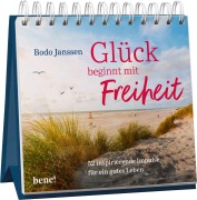 Cover-Bild zum Titel 'Glück beginnt mit Freiheit - Aufstellbuch' von 'Bodo Janssen'