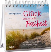 Cover-Bild zum Titel 'Glück beginnt mit Freiheit - Aufstellbuch' von 'Bodo Janssen'