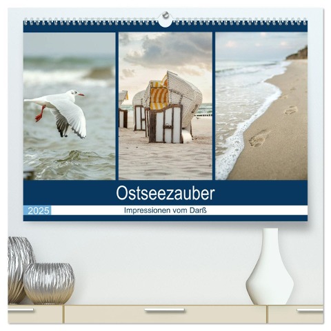 Ostseezauber (hochwertiger Premium Wandkalender 2025 DIN A2 quer), Kunstdruck in Hochglanz - Linda Geisdorf