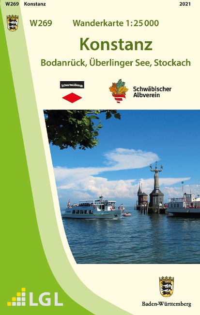 Konstanz 1:25 000 Wanderkarte - 