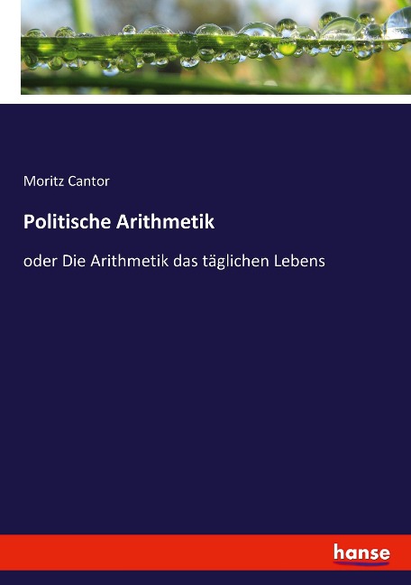Politische Arithmetik - Moritz Cantor