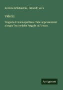 Cover-Bild zum Titel 'Valeria' von 'Antonio Ghislanzoni, Edoardo Vera'