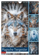 Cover-Bild zum Titel 'Magische Tiergeister (Wandkalender 2026 DIN A4 hoch), CALVENDO Monatskalender' von 'Steffen Gierok-Latniak'