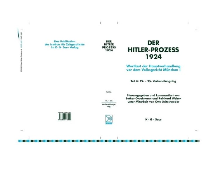 HITLER-PROZEß 1924 TL.4 - 