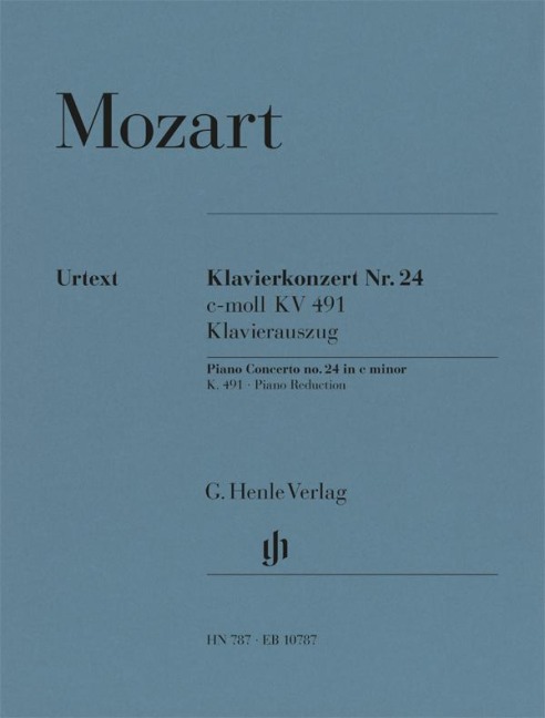 Mozart, Wolfgang Amadeus - Klavierkonzert c-moll KV 491 - Wolfgang Amadeus Mozart
