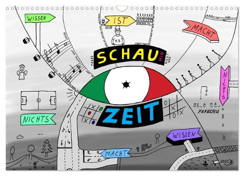 SchauZeit (Wandkalender 2024 DIN A3 quer), CALVENDO Monatskalender - A. D. A. D.
