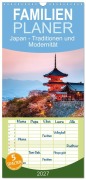 Cover-Bild zum Titel 'Familienplaner 2027 - Japan - Traditionen und Modernität mit 5 Spalten (Wandkalender, 21 x 45 cm) CALVENDO' von 'Matteo Colombo'