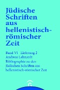 Cover-Bild zum Titel 'Bibliographie zu den Jüdischen Schriften aus hellenistisch-römischer Zeit' von 'Andreas Lehnardt'