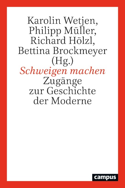 Schweigen machen - 
