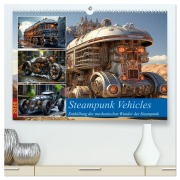 Cover-Bild zum Titel 'Steampunk Vehicles (hochwertiger Premium Wandkalender 2026 DIN A2 quer), Kunstdruck in Hochglanz' von 'Steffen Gierok-Latniak'