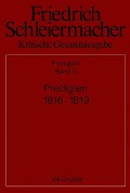 Cover-Bild zum Titel 'Predigten 1816-1819' von ''