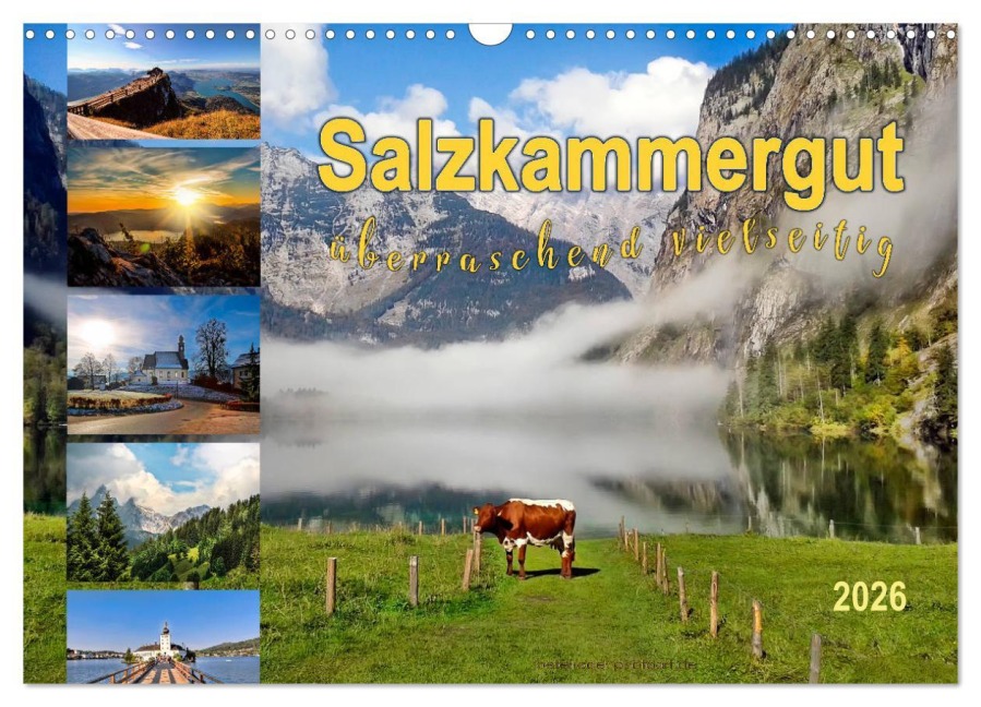 Salzkammergut, überraschend vielseitig (Wandkalender 2026 DIN A3 quer), CALVENDO Monatskalender - Peter Roder