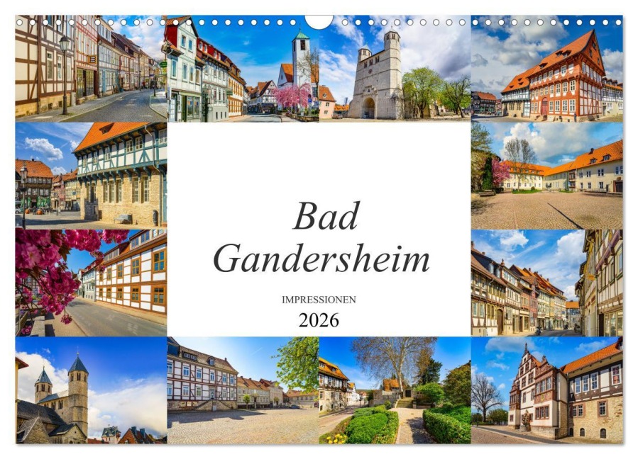 Bad Gandersheim Impressionen (Wandkalender 2026 DIN A3 quer), CALVENDO Monatskalender - Dirk Meutzner