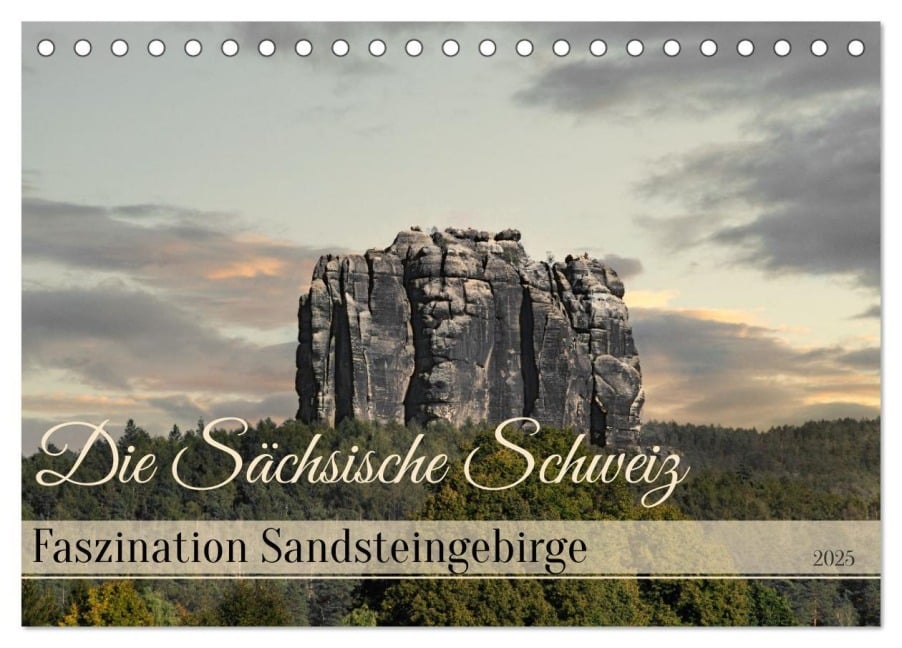 Die Sächsische Schweiz / Faszination Sandsteingebirge (Tischkalender 2025 DIN A5 quer), CALVENDO Monatskalender - Mario Koch Fotografie