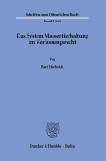 Das System Massentierhaltung im Verfassungsrecht. - Bert Herbrich