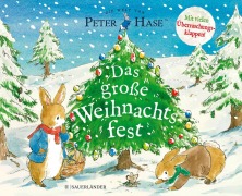 Cover-Bild zum Titel 'Peter Hase Das große Weihnachtsfest' von 'Beatrix Potter'