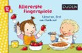 Cover-Bild zum Titel 'Duden 12+: Allererste Fingerspiele - Lätzchen, Brei und Leckerei' von ''