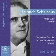 Legenden Des Gesangs Vol.2.-Heinrich Schlusnus - Heinrich/Verschied. Orchester & Begleit Schlusnus