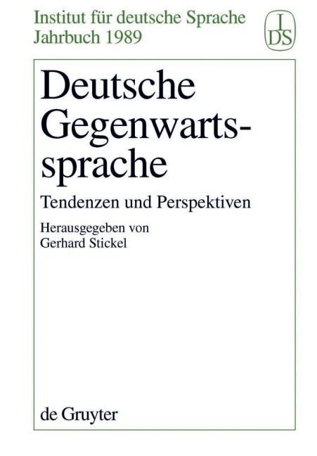 Deutsche Gegenwartssprache - 