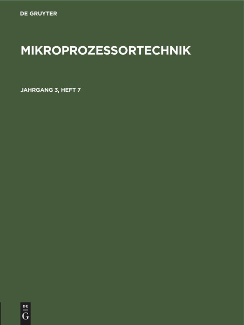 MP. Jahrgang 3, Heft 7 - 