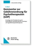 Cover-Bild zum Titel 'Kommentar zur Gebührenordnung für Psychotherapeuten' von 'Dieter Best'