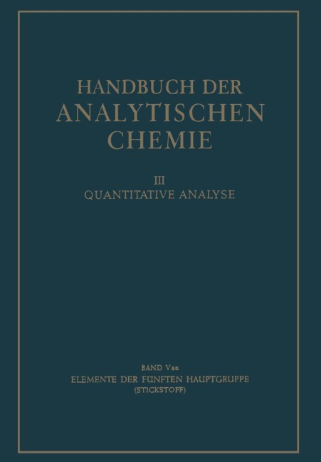 Elemente der fünften Hauptgruppe - Wolfgang Leithe