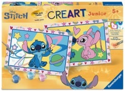 Cover-Bild zum Titel 'CreArt, Malen nach Zahlen Junior - Disney Stitch & Angel' von ''