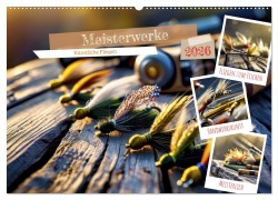 Cover-Bild zum Titel 'Meisterwerke - Künstliche Fliegen (Wandkalender 2026 DIN A2 quer), CALVENDO Monatskalender' von 'Torsten Irmer'
