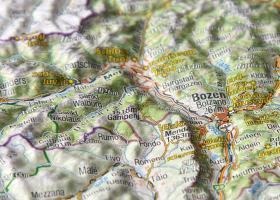 Reliefpostkarte Südtirol - André Markgraf, Mario Engelhardt