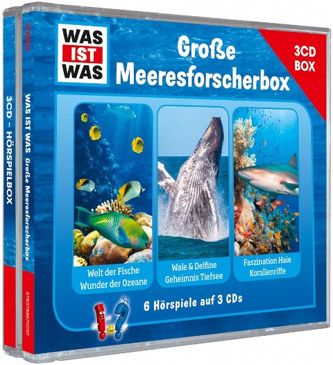 Was ist was Hörspielbox: Meeresforscher-Box - Manfred Baur, Kurt Haderer