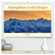Alpenglühen in den Bergen im Salzburger Land (hochwertiger Premium Wandkalender 2026 DIN A2 quer), Kunstdruck in Hochglanz - Christa Kramer