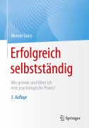 Cover-Bild zum Titel 'Erfolgreich selbstständig' von 'Werner Gross'