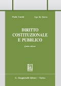 Cover-Bild zum Titel 'Diritto costituzionale e pubblico' von 'Paolo Caretti, Ugo De Siervo'