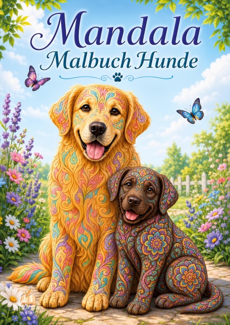 Mandala Malbuch Hunde für Kinder ab 8 Jahren mit 50 schönen Ausmalbildern - Josef Mickey Müller