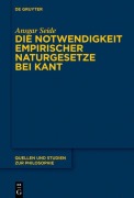 Cover-Bild zum Titel 'Die Notwendigkeit empirischer Naturgesetze bei Kant' von 'Ansgar Seide'