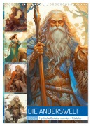 Cover-Bild zum Titel 'Die Anderswelt. Mystische Gestalten aus dem Mittelalter (Wandkalender 2026 DIN A3 hoch), CALVENDO Monatskalender' von 'Rose Hurley'