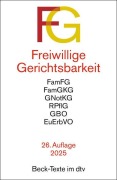 Cover-Bild zum Titel 'Freiwillige Gerichtsbarkeit. FG' von ''
