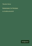 Cover-Bild zum Titel 'Immensee; In German' von 'Theodor Storm'